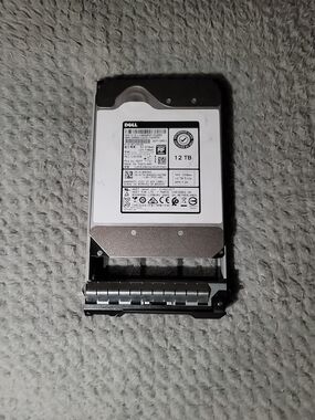 Dell 12TB Internal Server Hard Drive - Silver, White, Black